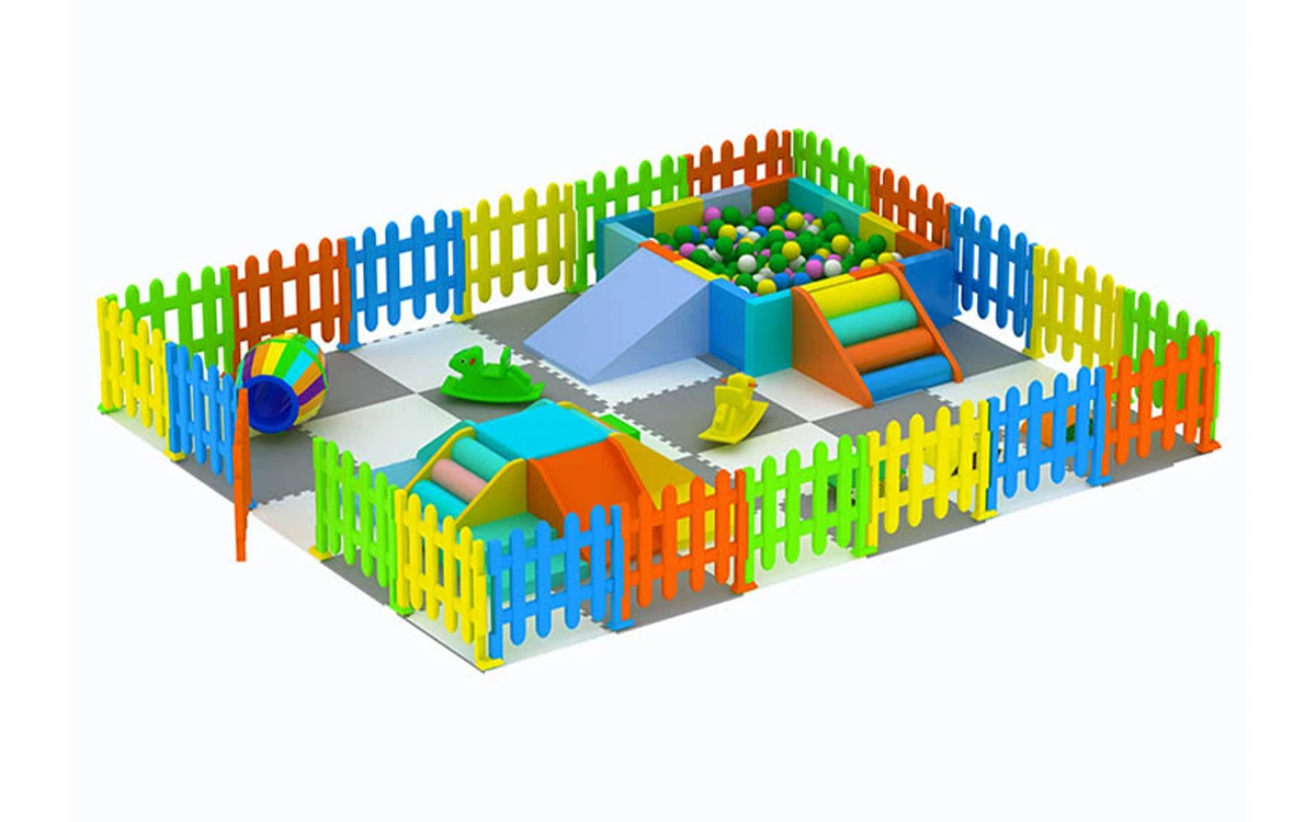 Equipamento para parques infantis interiores Soft Play para venda 3 fabricante de equipamento de jogos macios para interior