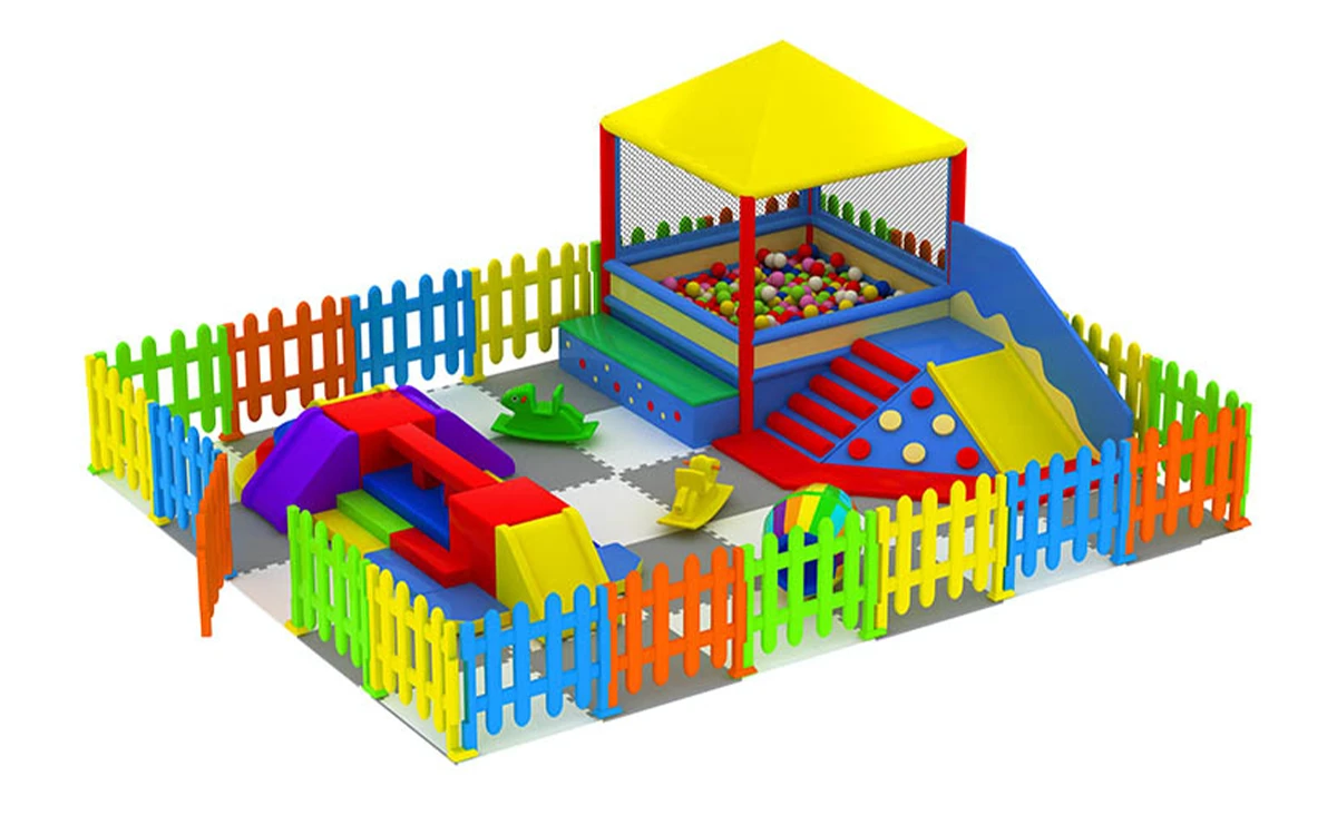 Équipement de jeu intérieur souple à vendre 3 équipements de jeux d'intérieur pour la vente