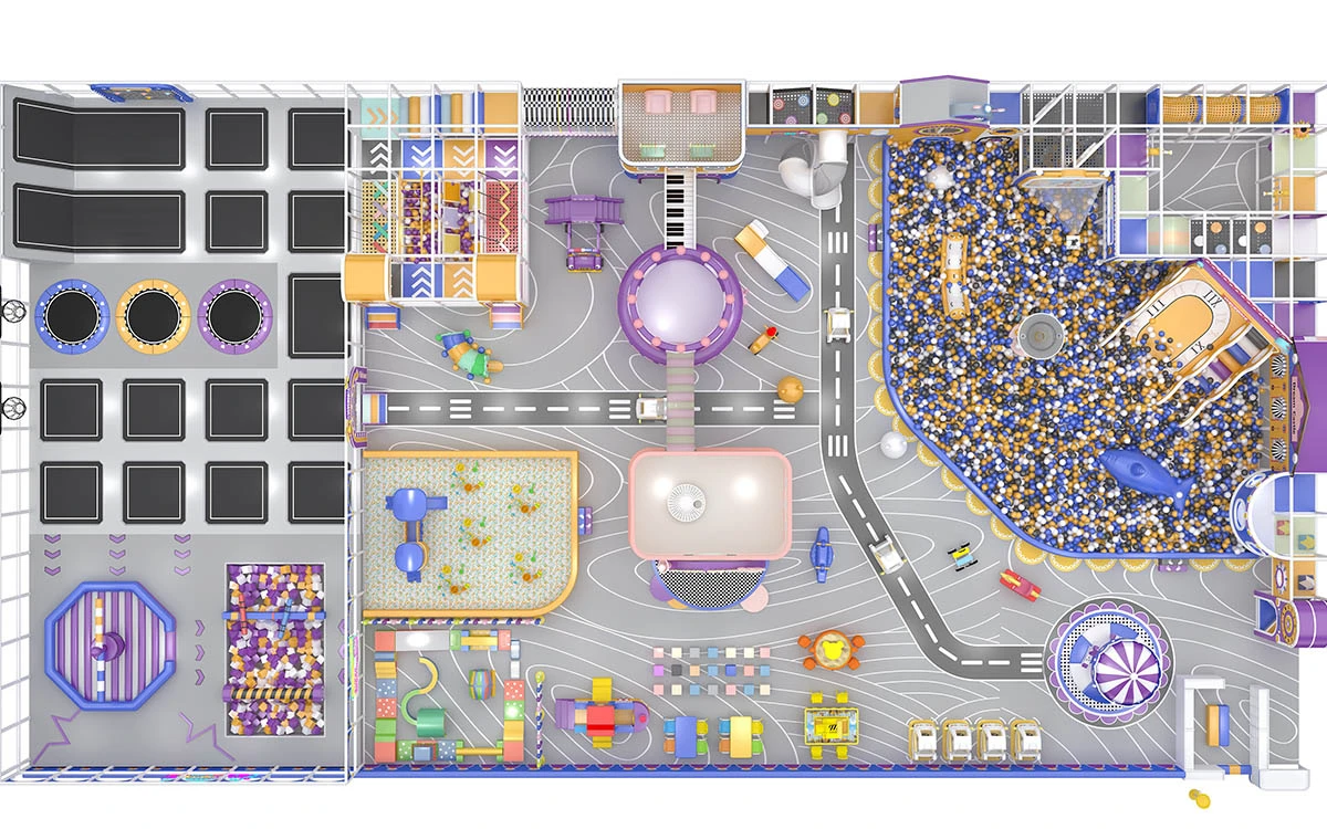 Soluções de parques infantis interiores para escolas, centros comerciais e centros de entretenimento familiar 5 parque infantil coberto
