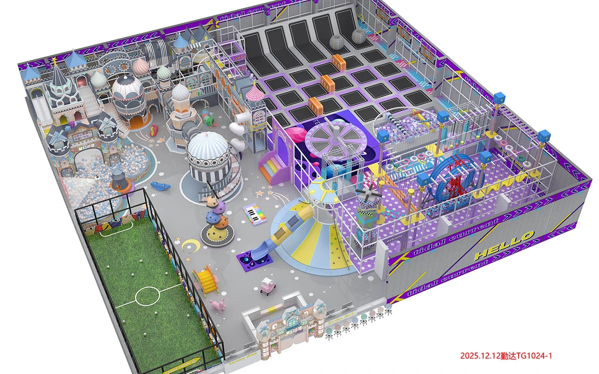 Soluções de parques infantis interiores para escolas, centros comerciais e centros de entretenimento familiar 2 parque infantil coberto