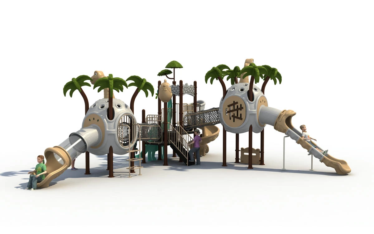 Solutions durables et personnalisables pour les aires de jeux extérieures en plastique dans les espaces publics modernes 6 Terrain de jeu extérieur en plastique