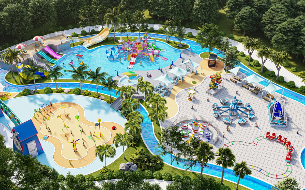 Soluciones avanzadas de toboganes acuáticos para piscinas, playas y ocio al aire libre 2 toboganes acuáticos agua