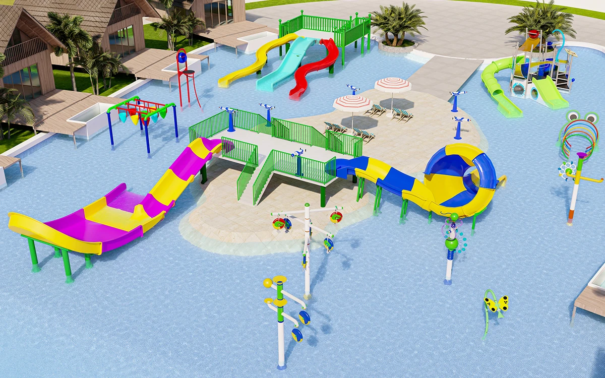 Soluciones avanzadas de toboganes acuáticos para piscinas, playas y ocio al aire libre 5 toboganes acuáticos agua