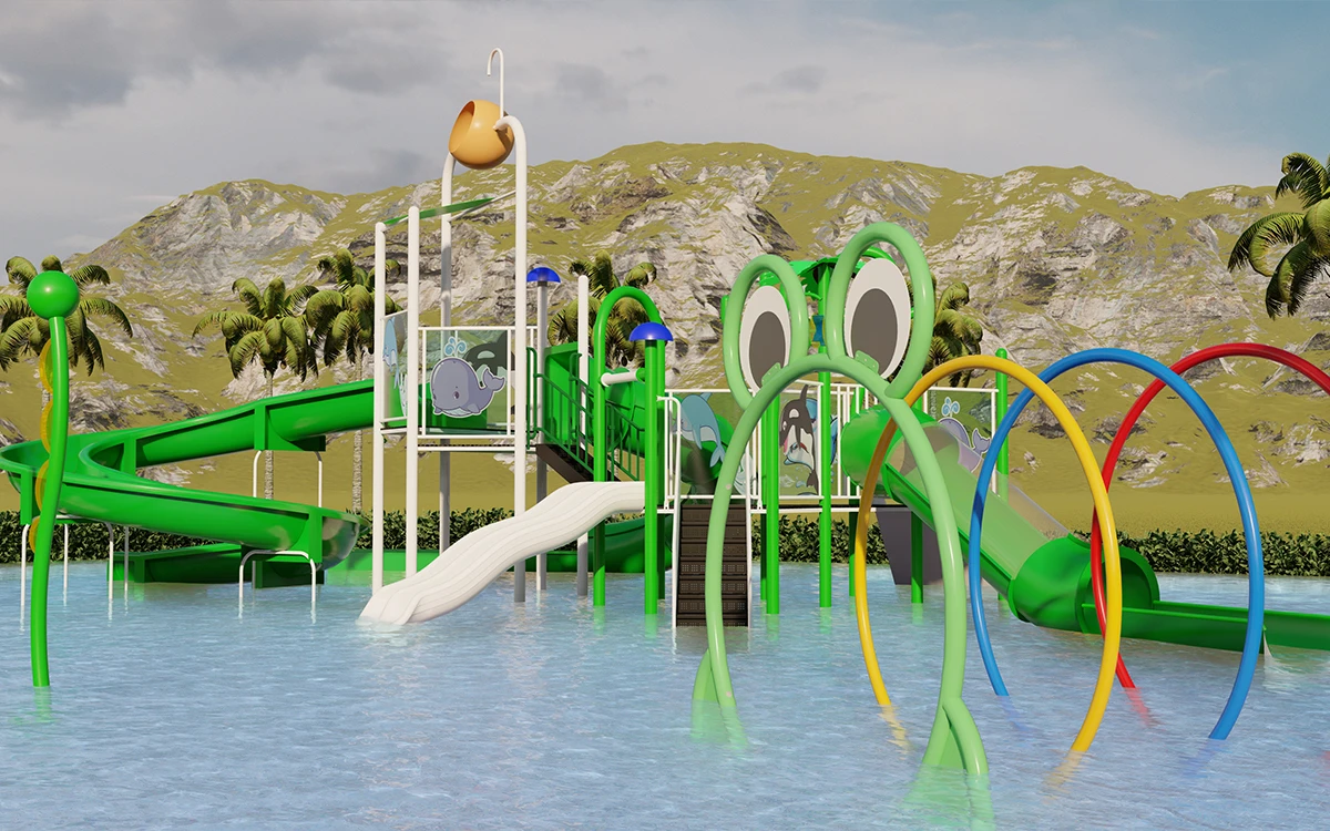 Soluciones avanzadas de toboganes acuáticos para piscinas, playas y ocio al aire libre 6 toboganes acuáticos agua