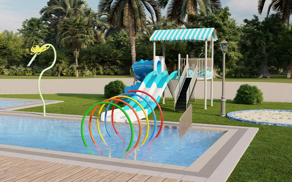 Soluciones avanzadas de toboganes acuáticos para piscinas, playas y ocio al aire libre 7 toboganes acuáticos agua